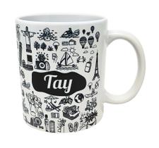 Caneca Branca Viagens, Mochileiros, Passeios, Viajante, Trip