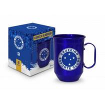 Caneca Brasfoot Alumínio 600ml - Cruzeiro