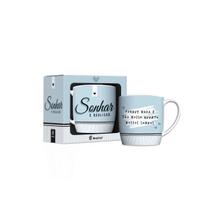 Caneca Brasfoot Porcelana Urban 300ML - Sonhar E Realizar
