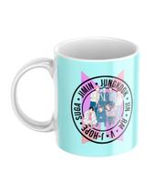 Caneca BTS 325ml Integrantes Azul