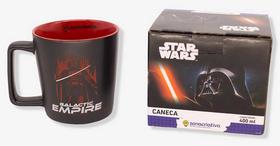 Caneca Buck Disney Star Wars Darth Vader 400 ML Licenciada Cor:Preta