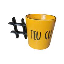 Caneca Buck Hashtag 390Ml Amarelo / Preto - Frase Engraçadas Caneca Buck Hashtag 390Ml Amarelo / Preto - Frase Engraçadas