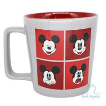 Caneca Buck Mickey Mouse Expressões Disney 400ml Zona Criativa Ref.3484