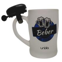 Caneca C/ Campainha Cerveja Se Beber Me Chama 400ml Unika