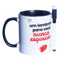 Caneca c/ caneta um lembrete para você nunca esquecer 350ml