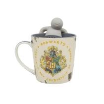 Caneca C/ Infusor Hogwarts Ícones 350ml - Zona Criativa