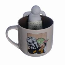 Caneca C/ Infusor The Mandalorian Baby Yoda 10025929 350ml Zonacriativa