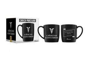 Caneca cafe 300ml ubi cursos profissão - ciencias contabeis - Brasfoot Presentes