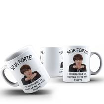 Caneca Café Chá Ceramica Meme Seja Forte Cantor Kpop BTS Desenho:Modelo6 Caneca Café Chá Ceramica Meme Seja Forte Cantor Kpop BTS Desenho:Modelo6