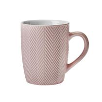 Caneca Café Chá Textura Frozen 360ml Rosa Caneca Café Chá Textura Frozen 360ml Rosa