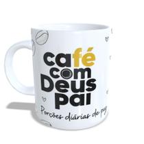 Caneca Café Com Deus Pai - Jlssublimação