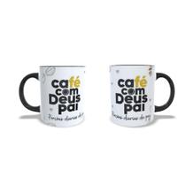 Caneca Café Com Deus Pai Porcelana 325ml + Caixinha Caneca Café Com Deus Pai Porcelana 325ml + Caixinha