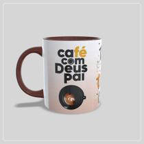 Caneca Café com Deus Pai - Tudo vem no tempo certo