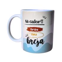 Caneca Café Porcelana Personalizada Breja Capivara 325ml Artesanal