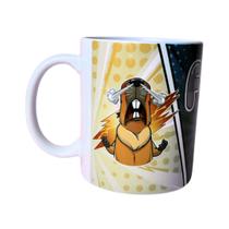 Caneca Café Porcelana Personalizada FDP Capivara 325ml Artesanal - Genérico
