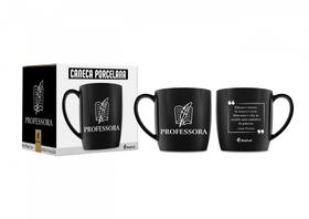 Caneca cafe porcelana ubi 300ml cursos profissao professora - Brasfoot Presentes