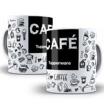 Caneca café tupperware presente divertido criativo