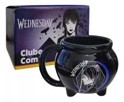 Caneca Caldeirão 3D Wandinha Wednesday - 450ml - aps decoracao