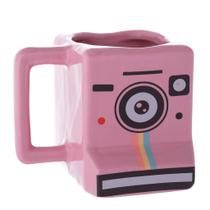 Caneca Camera Fotografica Rosa 350 ml Caneca Camera Fotografica Rosa 350 ml