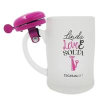Caneca Campainha Linda, Leve e Solta 400ml - Zona Criativa Caneca Campainha Linda, Leve e Solta 400ml - Zona Criativa