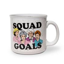 Caneca Camper de cerâmica Silver Buffalo Golden Girls 600ml Squad