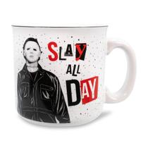 Caneca Camper de cerâmica Silver Buffalo Halloween II Slay 600ml