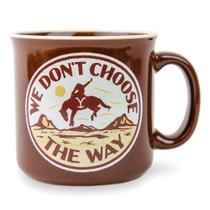 Caneca Camper Silver Buffalo Yellowstone We Don't Choose The Way