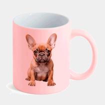 Caneca Candy Rosa de Porcelana 325ML BULLDOG FRANCES 2