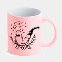 Caneca Candy Rosa de Porcelana 325ML CACHIMBO UMBANDA CANDOMBLE 2