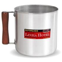 Caneca Canecão Leiteira de Aluminio Goumert Linha Hotel 4,8 Litros Cabo de Madeira Cozinha Caneca Canecão Leiteira de Aluminio Goumert Linha Hotel 4,8 Litros Cabo de Madeira Cozinha