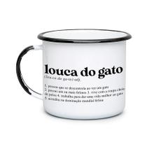 Caneca Cansei de Ser Gato Louca do Gato - 370ml