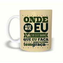 Caneca Capital Inicial Sem Você N Tem Graça de Plástico Rígido - Naltic