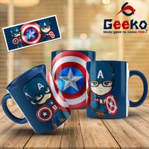 Caneca Capitão América Captain America Geeko