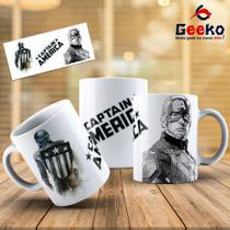 Caneca Capitão América Captain America Geeko