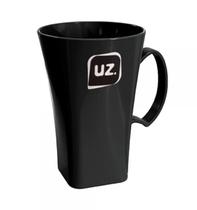 Caneca Cappuccino Plus Preta 400ml - UZ