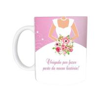 Caneca Casamento Madrinha 7 de Plástico Rígido