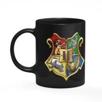 Caneca Casas Harry Potter - Preta