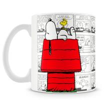 Caneca Casinha do Snoopy Branca - Porcelana Personalizada