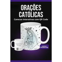 Caneca Católica interativa com QR para ouvir oração - 325ml Caneca Católica interativa com QR para ouvir oração - 325ml