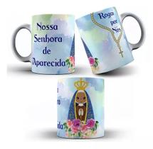 Caneca Católica Nossa Senhora Aparecida Rogai Por Nos Caneca Católica Nossa Senhora Aparecida Rogai Por Nos