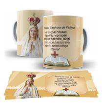 Caneca católica Nossa Senhora de Fátima Caneca católica Nossa Senhora de Fátima