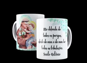 Caneca Católica Oração à Santo Antônio