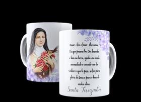 Caneca Católica Oração De Santa Terezinha Caneca Católica Oração De Santa Terezinha