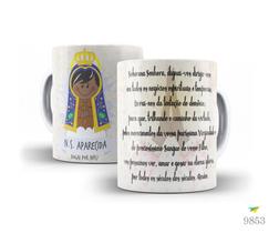 Caneca Católica, Oração Nossa Senhora Aparecida Caneca Católica, Oração Nossa Senhora Aparecida