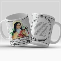 Caneca católica Santa Terezinha do Menino Jesus