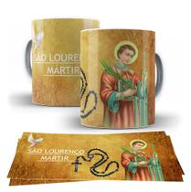 Caneca católica São Lourenço Mártir