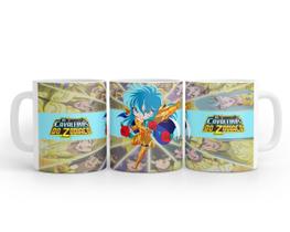 Caneca Cavaleiros do Zodíaco Afrodite de Peixes Cerâmica 325ml Caneca Cavaleiros do Zodíaco Afrodite de Peixes Cerâmica 325ml