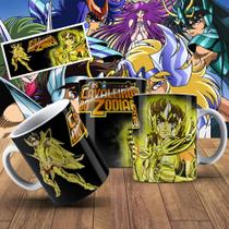 Caneca Cavaleiros do Zodiaco Caneca Cavaleiros do Zodiaco