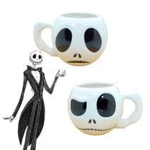 Caneca Caveira 3D Estranho Mundo De Jack Skellington Disney