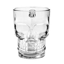 Caneca Caveira Colorida 500ml Hauskraft Estilo e Originalidade para Sua Bebida